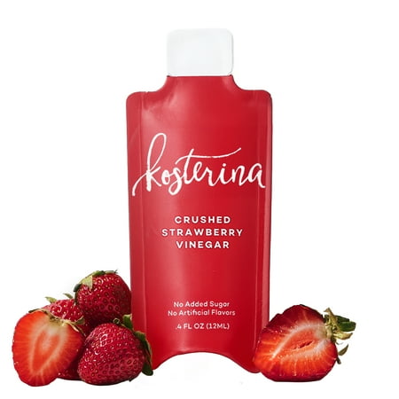 Kosterina Crushed Strawberry Vinegar, Single Serve Packet, 0.4 fl oz