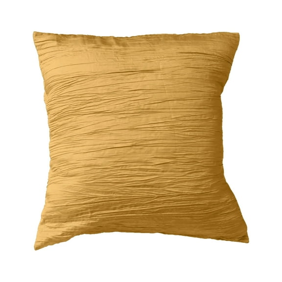 Crushed Taffeta Decorative Throw Pillow/Sham Cushion Cover Gold