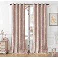 thumbnail image 1 of Crushed Velvet Curtains Luxurious Insulated Velvet Drapes for Bedroom Thicker Velvet Pinch Pleat Curtains Light-Filtering Velvet Window Curtains, 2 Panels, 1 of 6