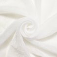 thumbnail image 1 of Crushed Voile Fabric 110 Inch Extra Wide Crinkle Lightweight Sheer Polyester By The Yard - For Sewing Curtains, Drapery, Decor, & More - Off White (10 Yards), 1 of 3