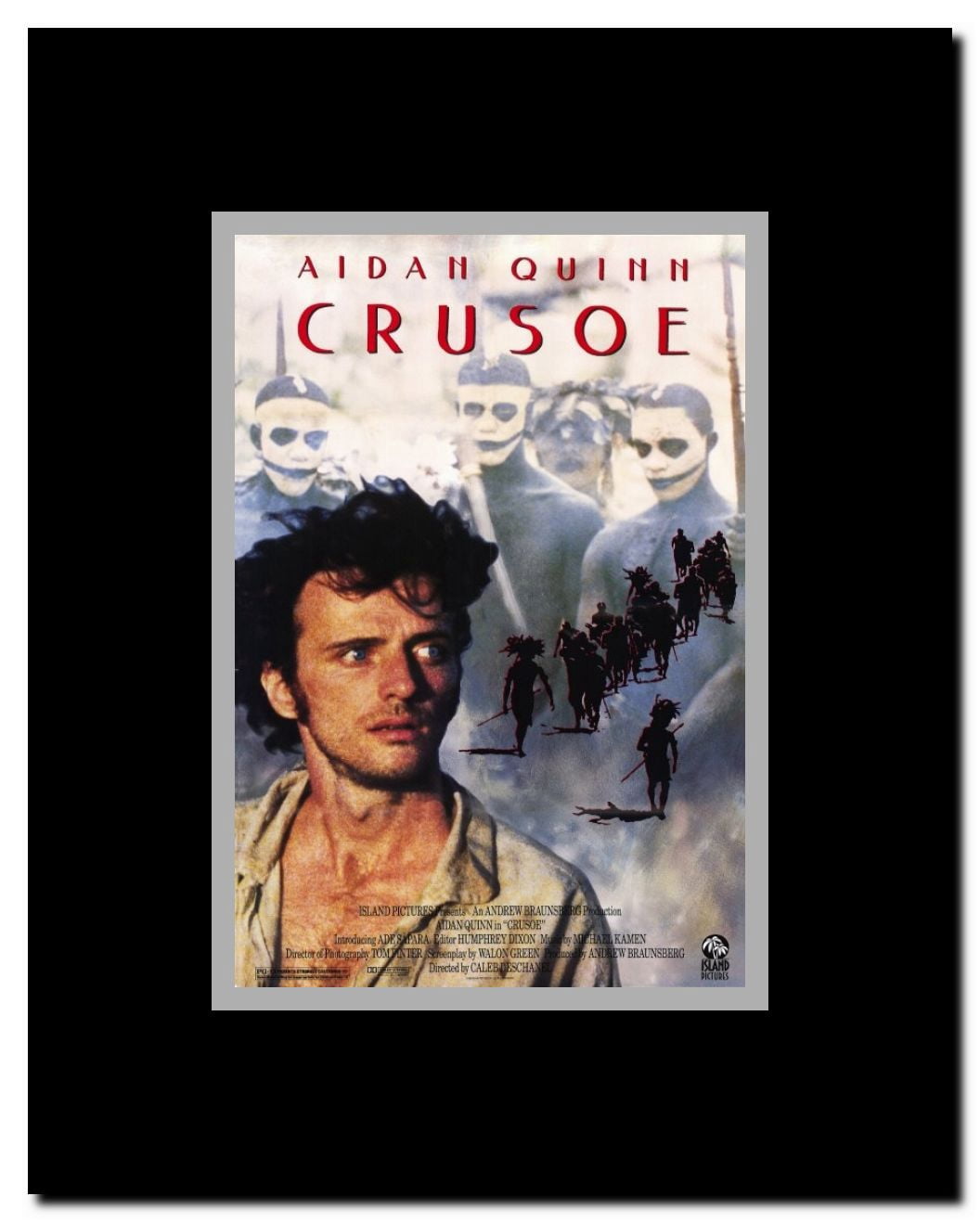 Crusoe Framed Movie Poster