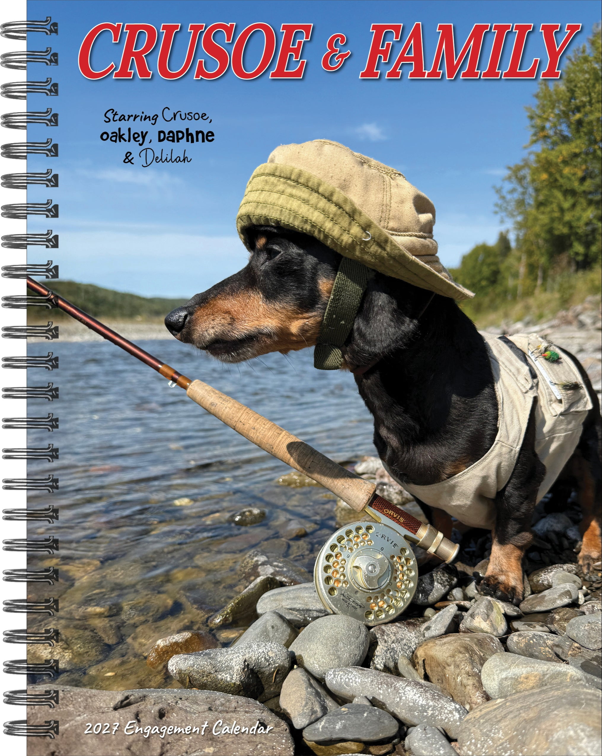 Willow Creek Press, Crusoe the Celebrity Dachshund 2027 Engagement Calendar