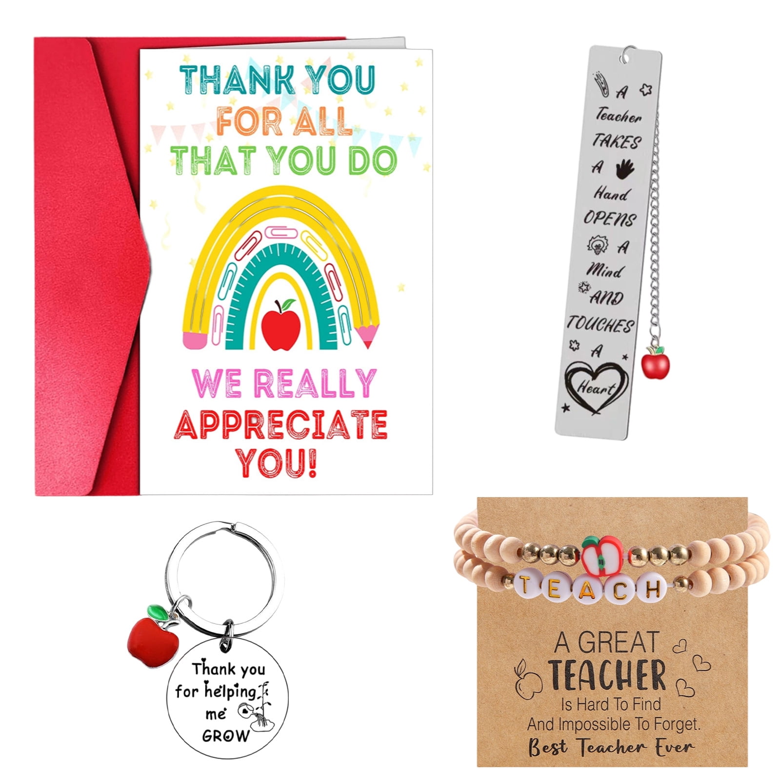 Crusward Teacher Gifts Thank You Gift for Women Men, Personalised Best ...