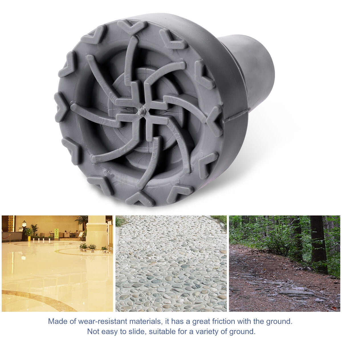 Crutch Crutches Tips Feet Cane Pads Rubberarmpits Caps Forearm Adults