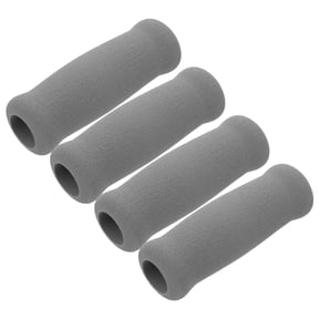 Crutch Handles Grip Hiking Pole Walker Foam Sponge Walking Stick Cover 4pcs (black) Thick Thicken Elder