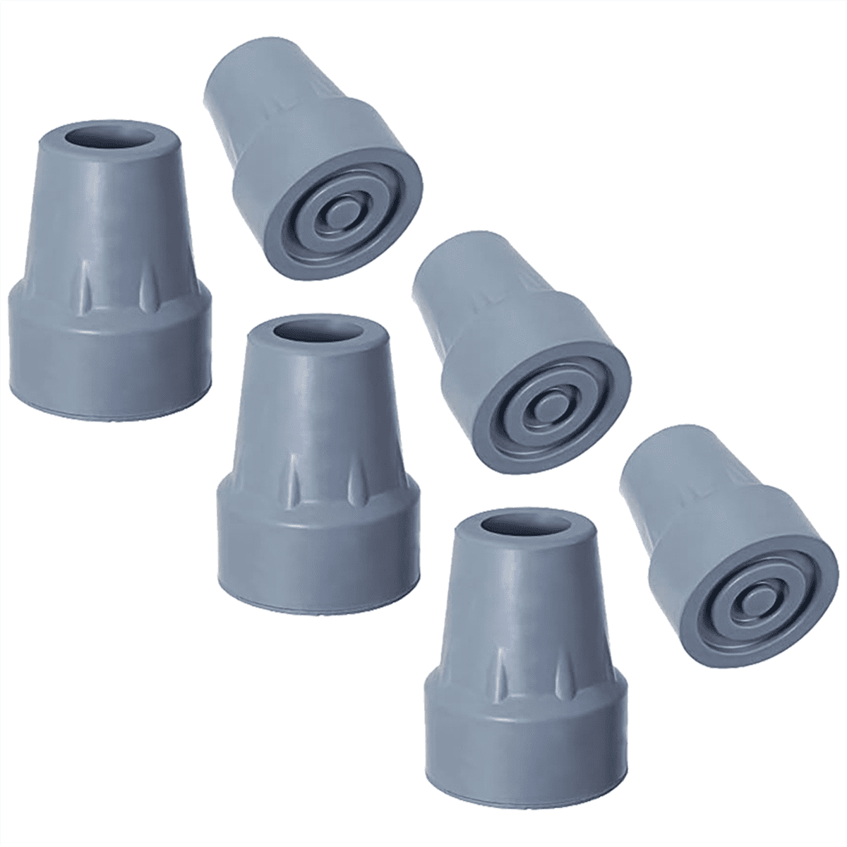 Crutch Tips, 3/4Inch Heavy Duty Non-Slip Rubber Cane Tips, Replacement Cane Foot C G2425