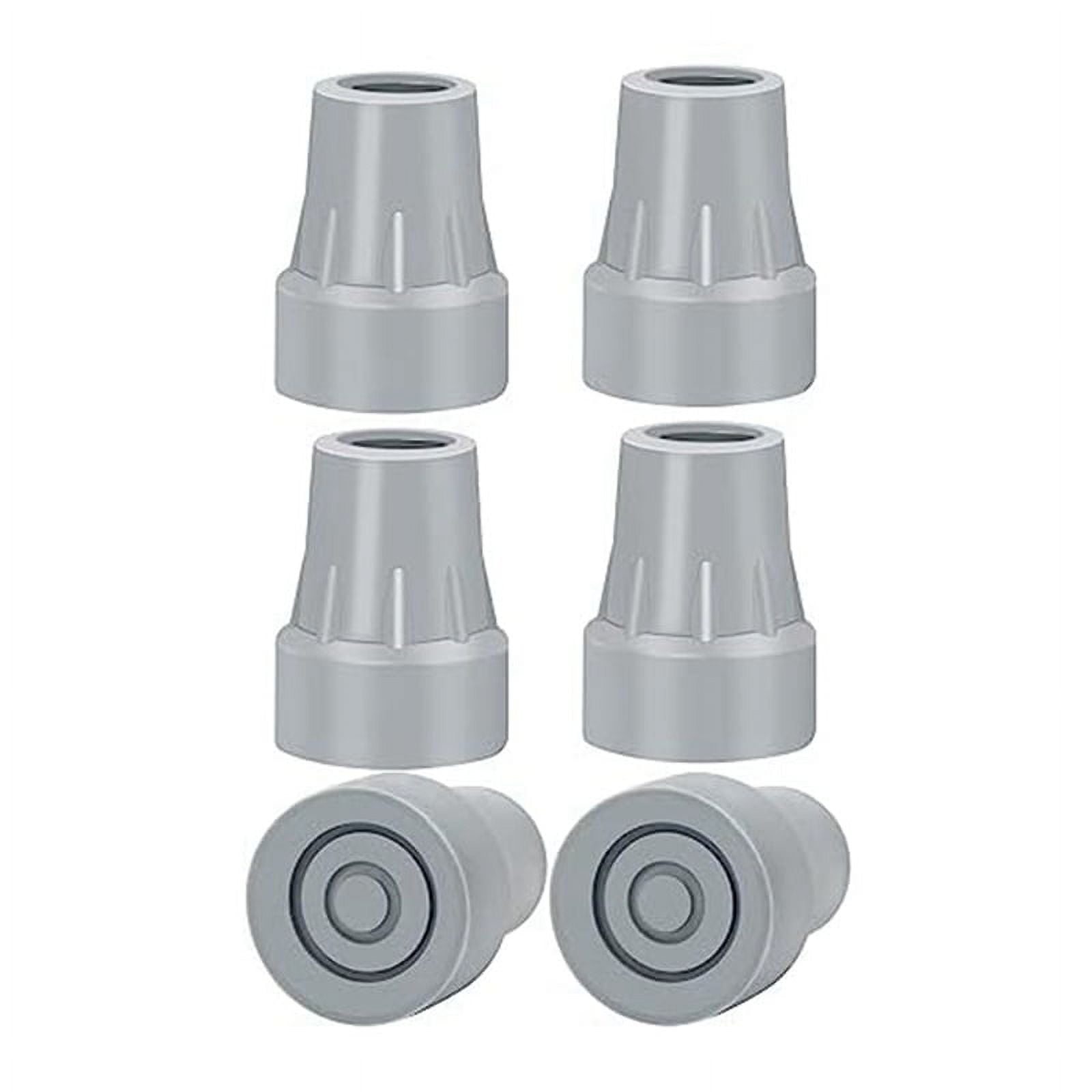 Crutch Tips, 7/8Inch Heavy Duty Non-Slip Rubber Cane Tips, Replacement Cane Foot Caps, rubber 3413