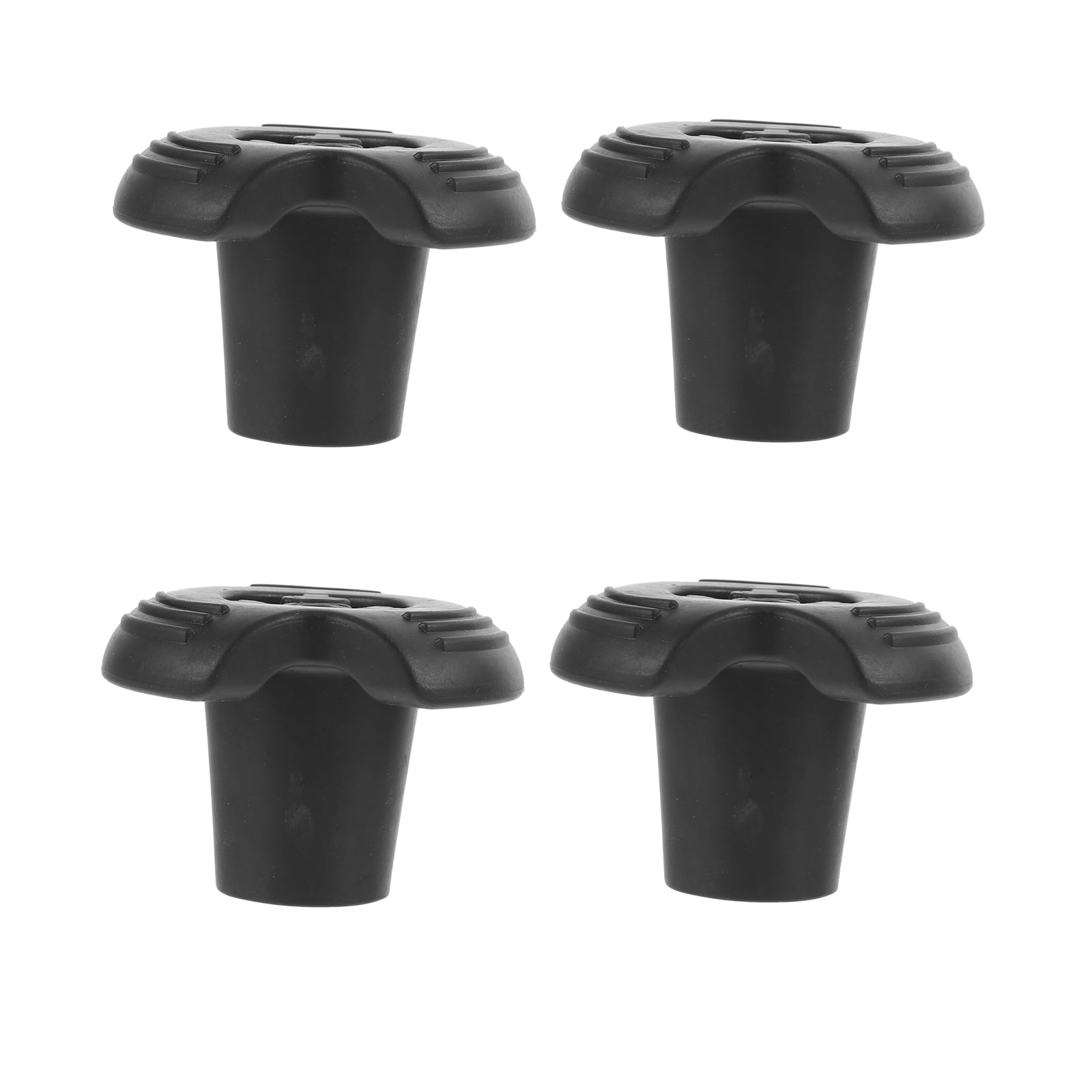 Crutch Tips Replacement Drive Cane Tips Anti 16MM 4pcs Crutch Feet Cover Leg Protector for Camping Hiking