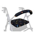 thumbnail image 1 of Crutcheze Rollator Walker Seat and Backrest Covers | Made in USA, 1 of 5