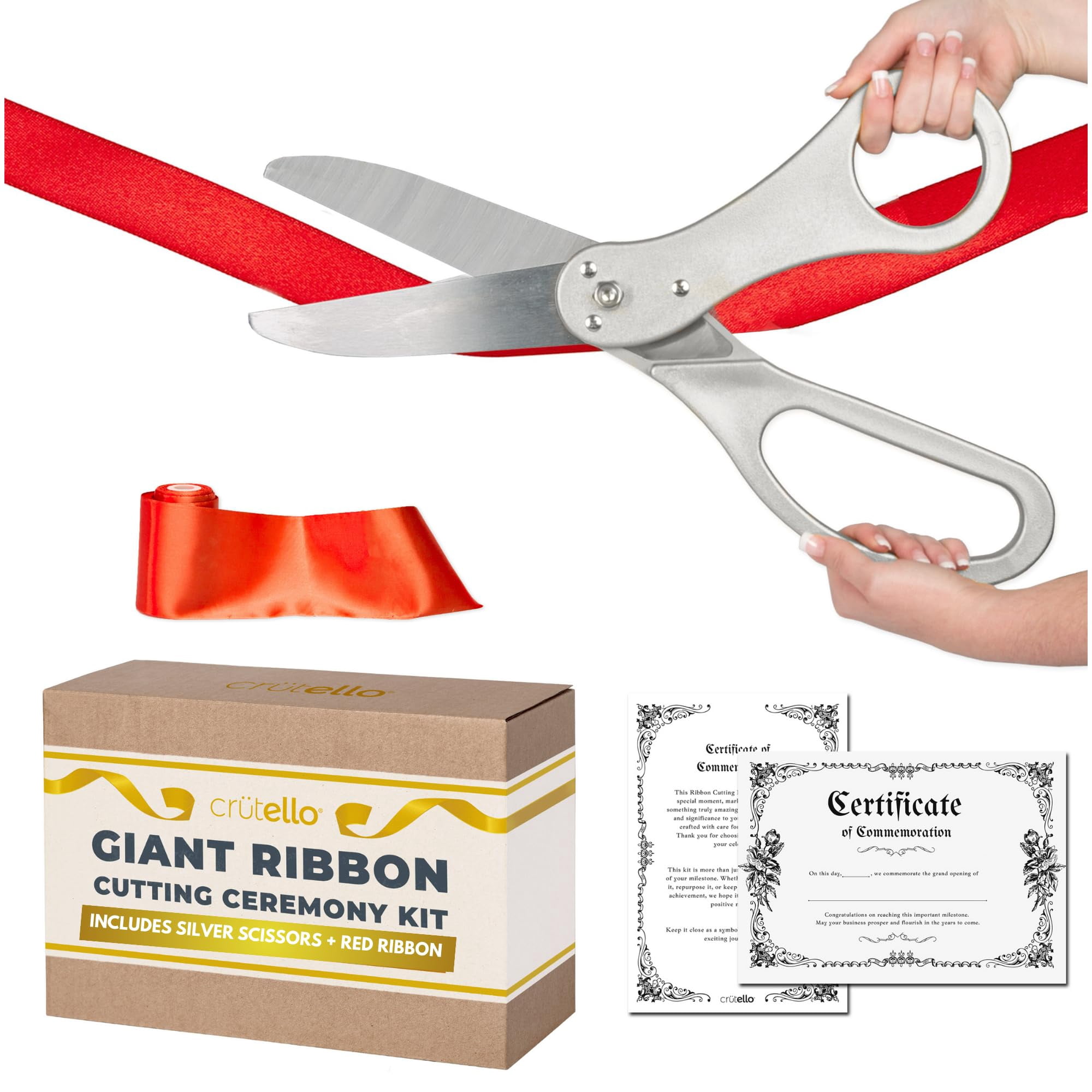 Crutello Giant Ribbon Cutting Ceremony Kit 20