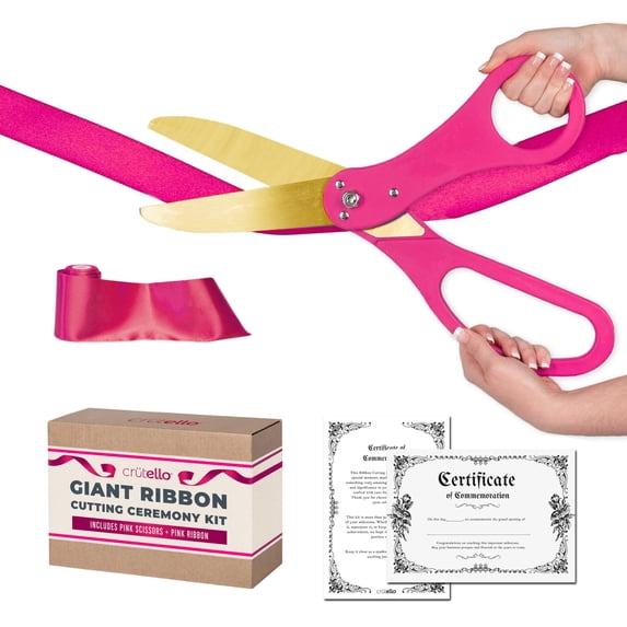 Crutello Giant Ribbon Cutting Ceremony Kit - 20