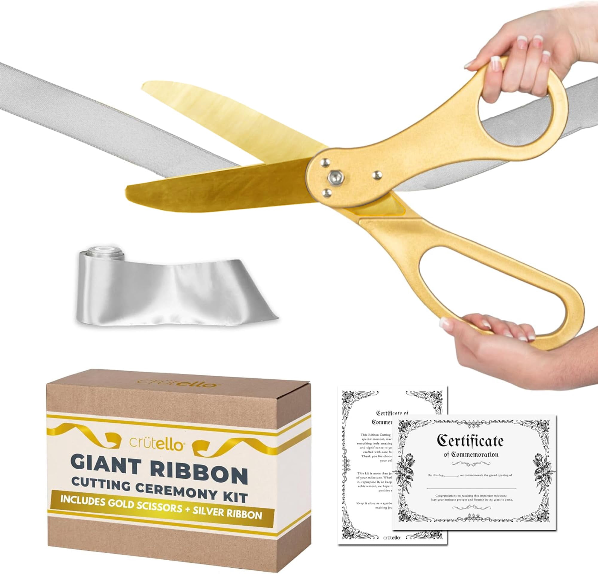 Crutello Ribbon Cutting Ceremony Kit - Grand Opening Ribbons and ...