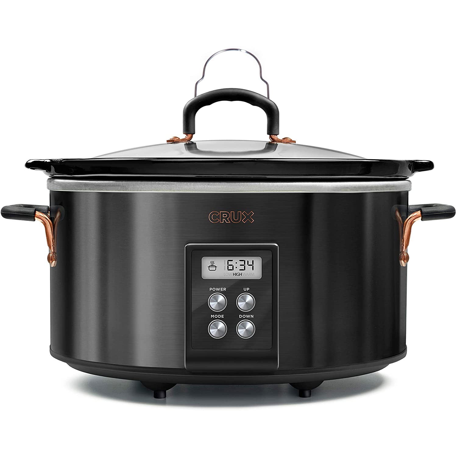 Crock-Pot Programmable 6 Quart Slow Cooker - Black