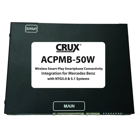 Crux ACPMB-50W Wireless Smart-Play Integration with Multi Camera Inputs for Mercedes Benz vehicles with NTG5/5.1 Systems