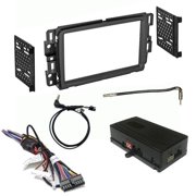Crux Interfacing Solutions DKGM16 Crux Onstar Radio Replacement Interface W/ Swc Retention Video Switcher & D. Din Dash Kit - Select
