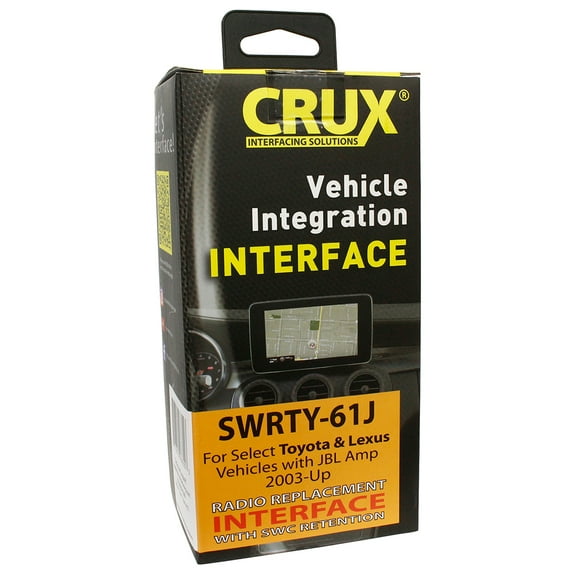 Crux Interfacing Solutions SWRTY-61J Radio Replacement Kit for Toyota and Lexus