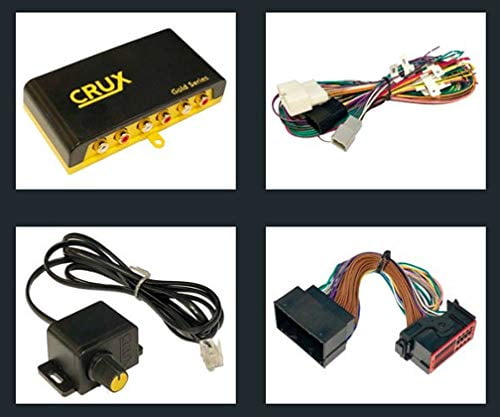Crux OEM Amp Replacement Interface for Chrysler DodgeJeepRAM Vehicles w/Uconnect