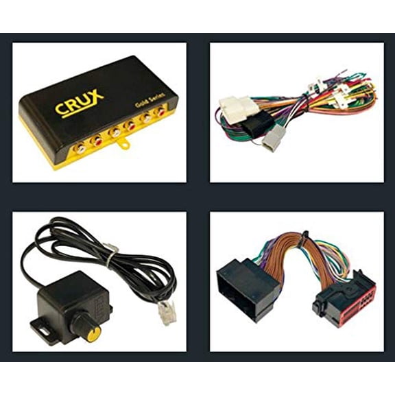 Crux OEM Amp Replacement Interface for Chrysler DodgeJeepRAM Vehicles w/Uconnect
