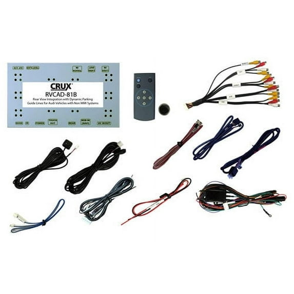 Crux RVCAD-81B Rear-view Integration and Front Camera input for 2008 – 2014 Audi Vehicles w/Concert Radio and No MMi