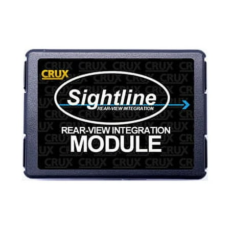 Crux RVCCH-75WM Rear-view Integration for Jeep Wrangler 2007-Up & Spare Tire Mount Camera w/ Moving Guidelines