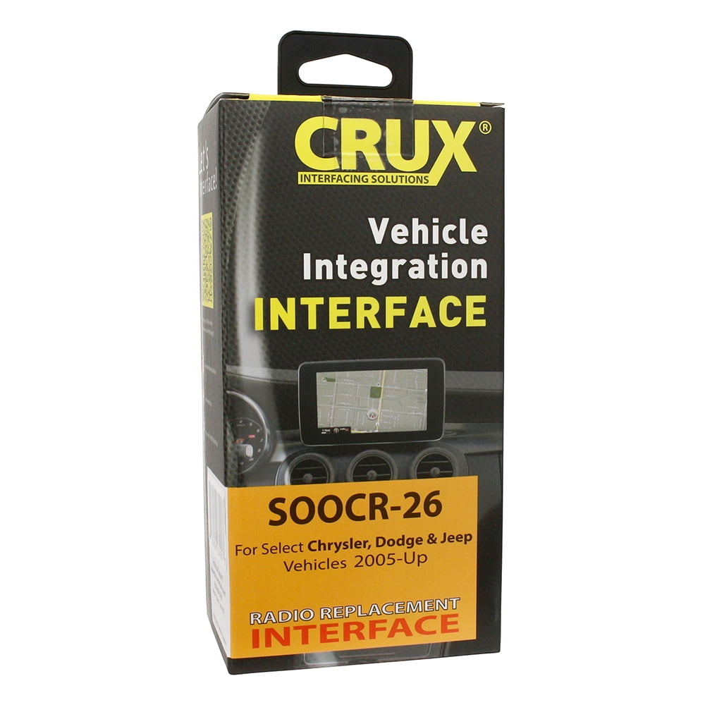 Crux SOOCR26 Radio Replacement Interface For Select 2005Up Chrysler