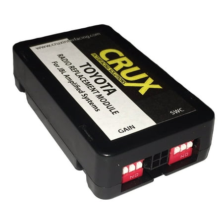 Crux SWRTY-61P Radio Replacement with Steering Wheel Control and Amplifier Retention for Select Toyota Vehicles 2018-Up