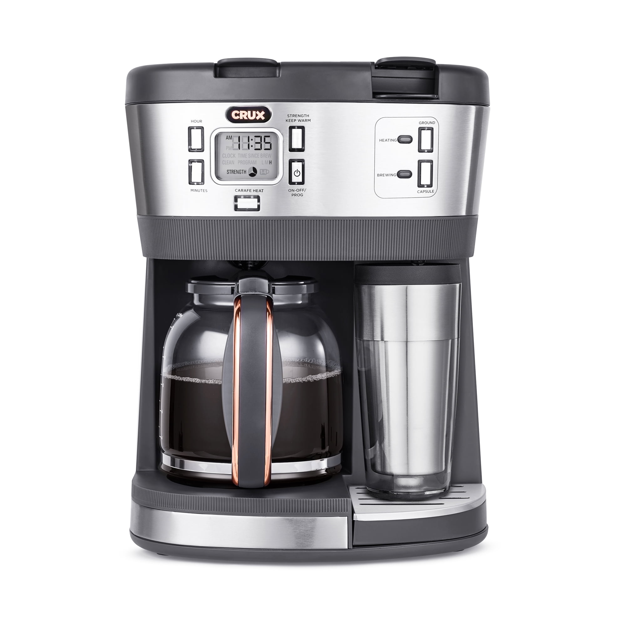 CRUX Artisan Series EasyBrew Coffee Maker - Grey 1 ct