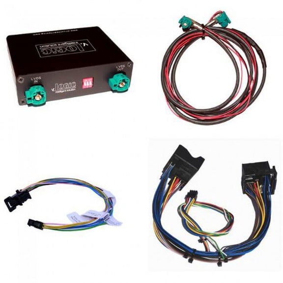Crux VRFBM-77C - Rear View and Front View Integration for 2012 - 2016 BMW Vehicles with 6-Pin LVDS Units