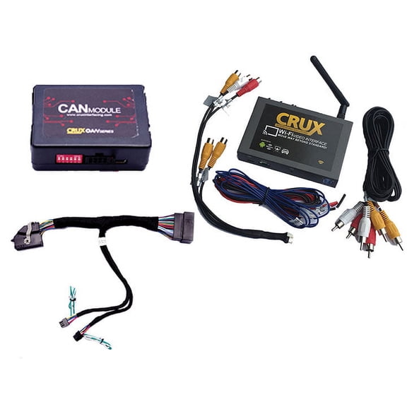Crux WVIFD-02F Add WiFi Audio/Video Mirroring from Mobile Devices and Video In Motion for select 2013-2015 Ford F-Series Trucks