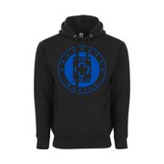 Cruz Azul Adult Comfort Pullover Hoodie - Soccer Fan Apparel for Men - Black/Royal - Medium