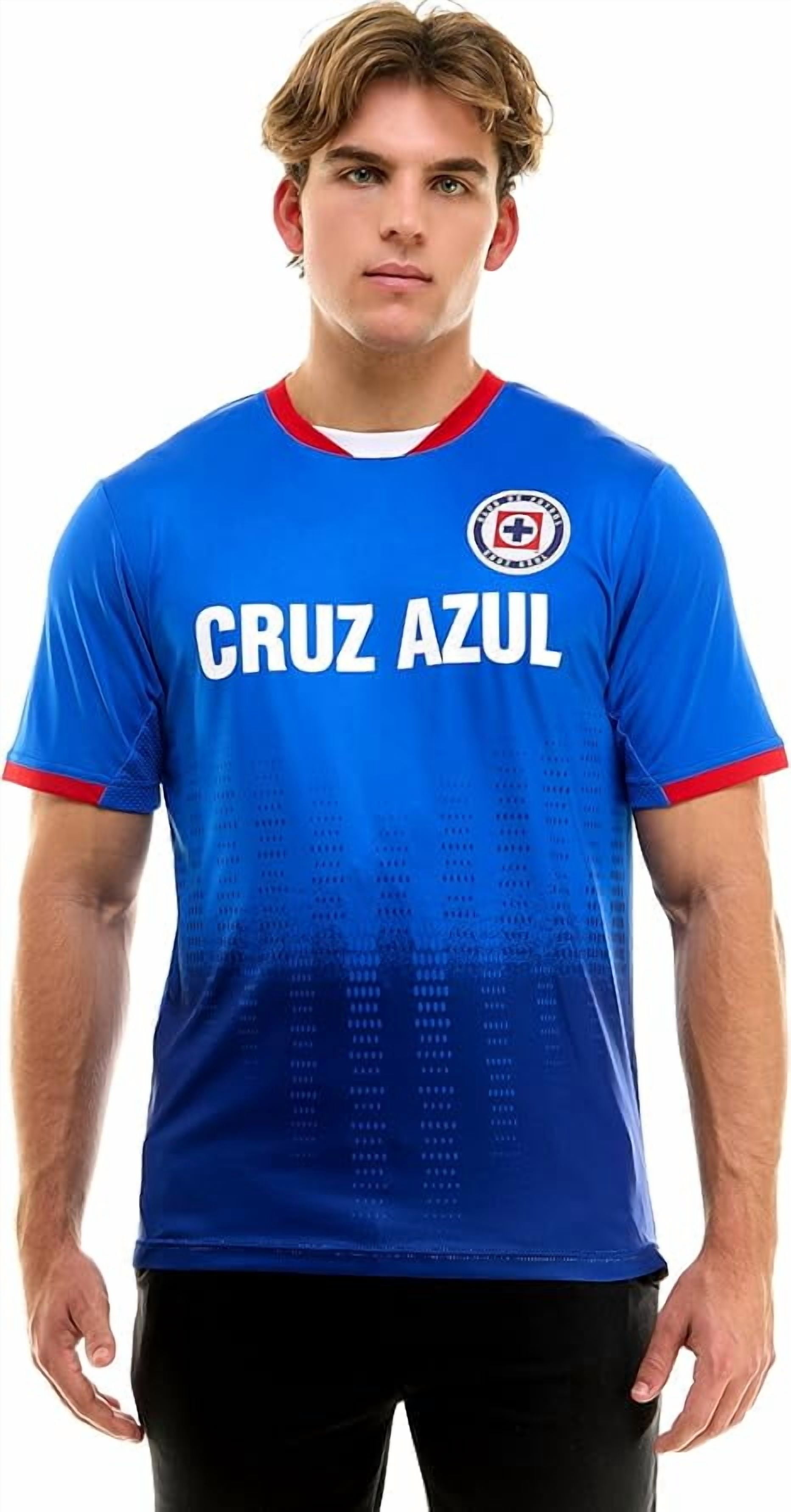 Cruz Azul Offically Licensed Jersey - Adult Soccer Game Day Jersey ...
