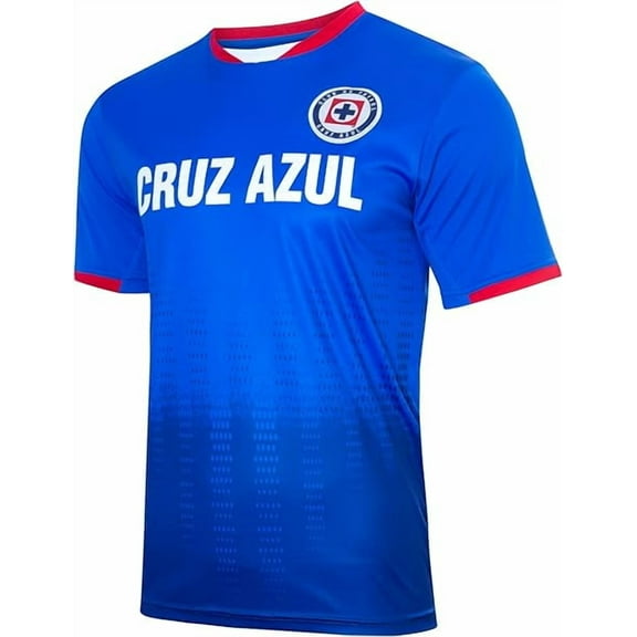 Cruz Azul Offically Licensed Jersey - Adult Soccer Game Day Jersey Inspired Shirt | Frequency, Royal, Small