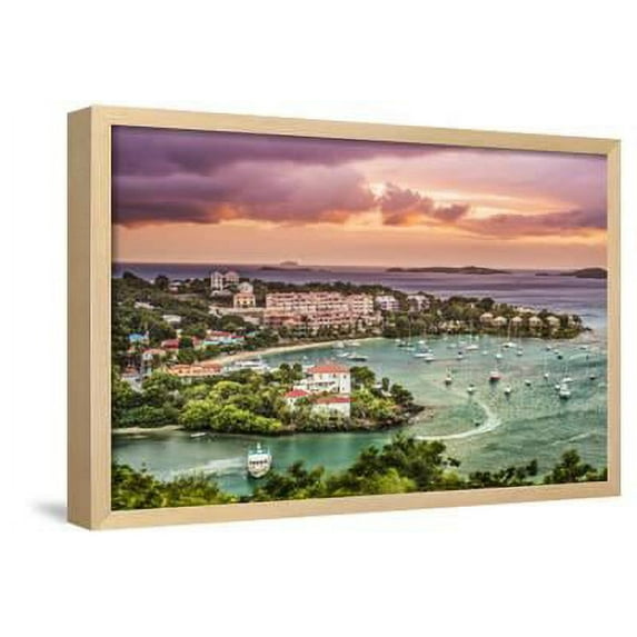 Cruz Bay, St John, United States Virgin Islands, Framed Art Print Wall Art by SeanPavonePhoto Sold by Art.Com