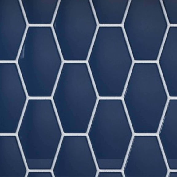 Cruz Bay Studio MKT2875 Long Hex - Deep Blue Gloss