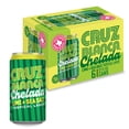 thumbnail image 1 of Cruz Blanca Lime + Sea Salt Chelada Craft Beer, 6 Pack, 12 fl ozn Aluminum Cans, 5% ABV, 1 of 6