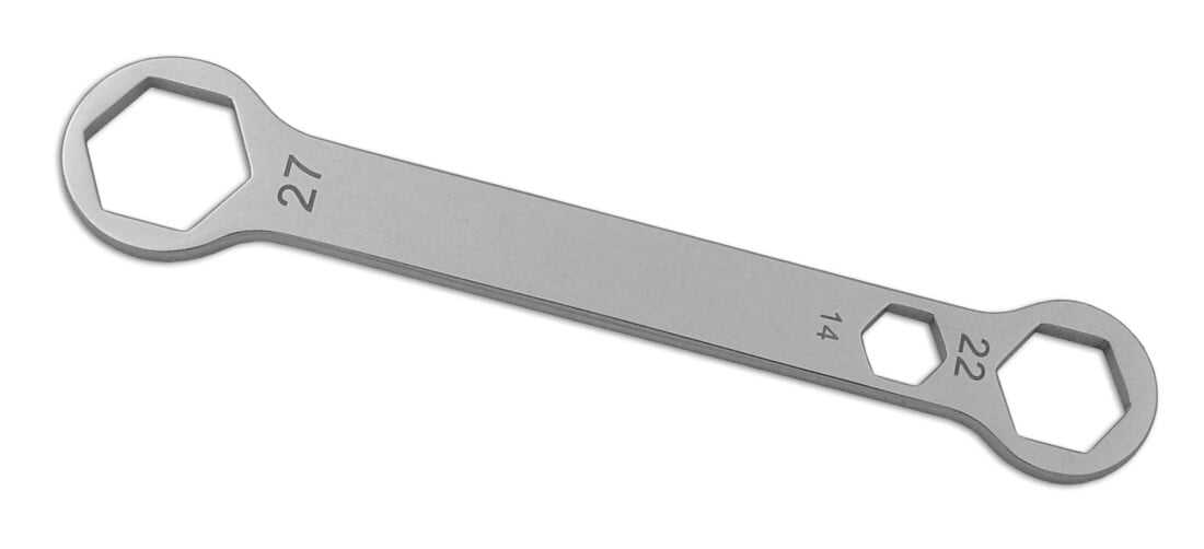 Cruz Tools AW142227; Combo Axle Wrench 14X22X27-mm