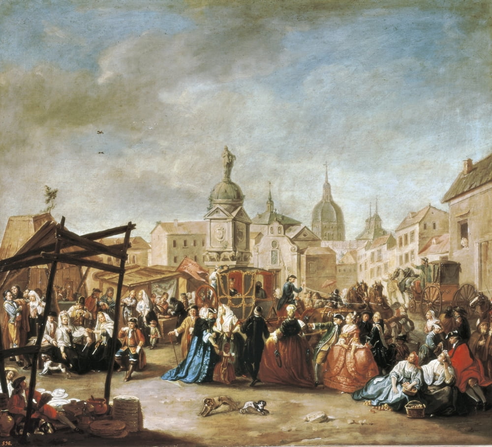 Cruz Y Canomanuel De La (1750-1792) Canvas Art - (36 x 24)