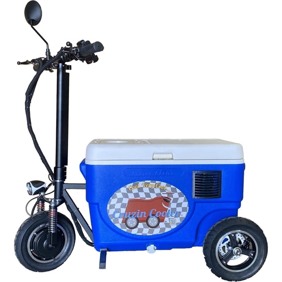 Cruzin Cooler CZHB Sport X-Li Electric Cooler Scooter, Blue