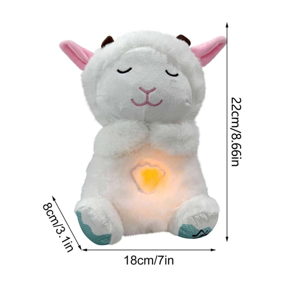 Cry Activated Sensor Baby Sound Machine With Calming Night Light, Portable Bedtime Soother White Noise Shush Device, Auto Start Sleep Aid For Newborn Nighttime Soothing & Peaceful Rest