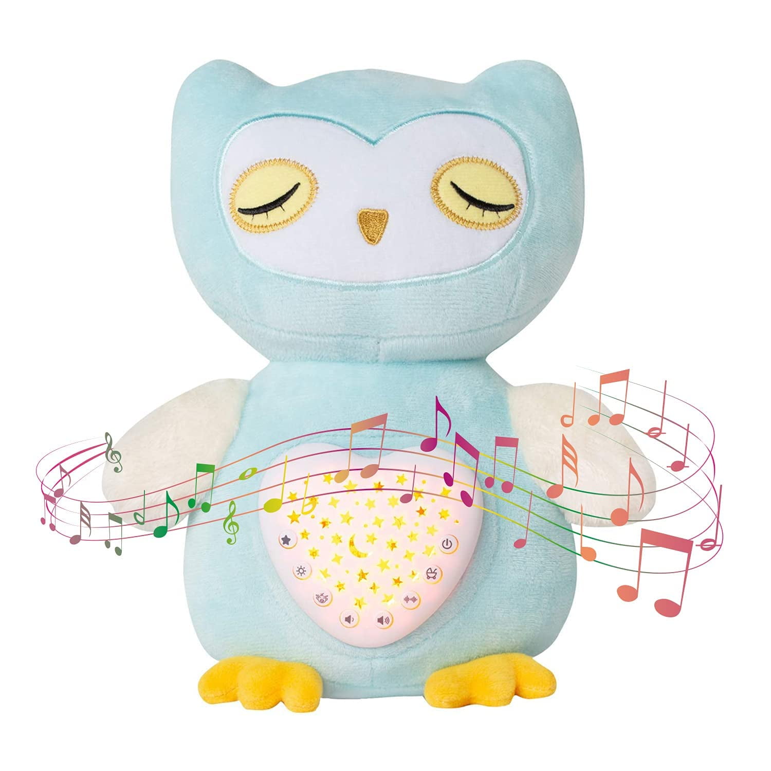 Cry Activated Sensor Toys,Baby Sleep Soothers Sound Machine Toy,Girl Boy Gifts for Showers