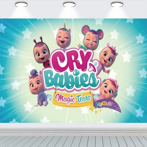 Cry Babies Backdrop Banner Party Supplies Poster Movie Theme Background for Photography Birthday Decorations
