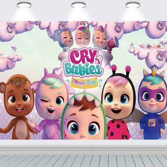 Cry Babies Backdrop Banner Party Supplies Poster Movie Theme Background for Photography Birthday Decorations