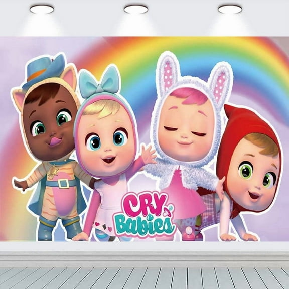 Cry Babies Backdrop Banner Party Supplies Poster Movie Theme Background for Photography Birthday Decorations