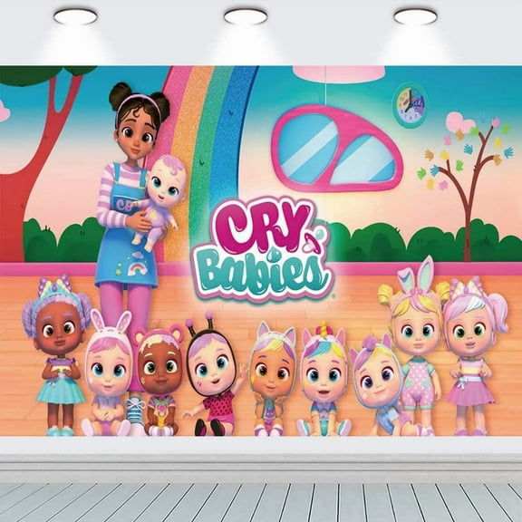 Cry Babies Backdrop Banner Party Supplies Poster Movie Theme Background for Photography Birthday Decorations