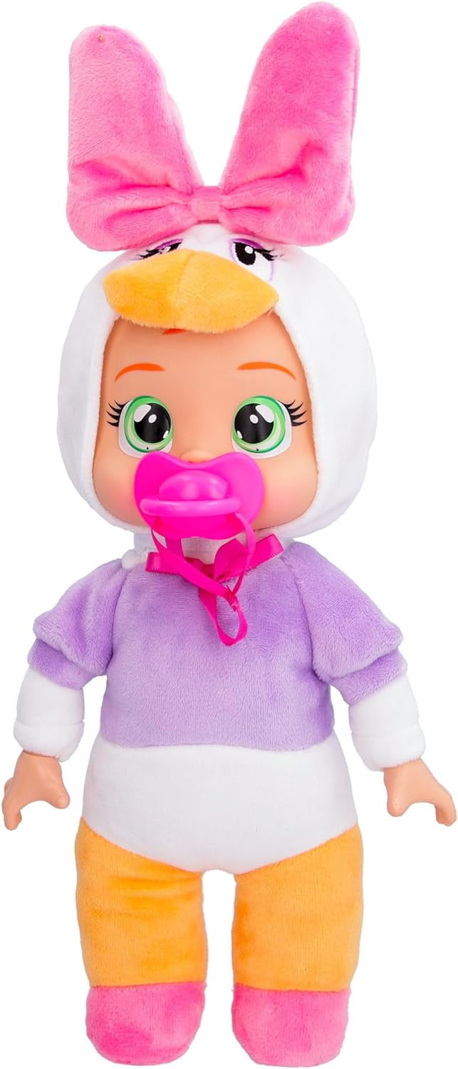 Cry Babies Disney 9" Plush Baby Doll Tiny Cuddles Disney Daisy Toy New with Tag