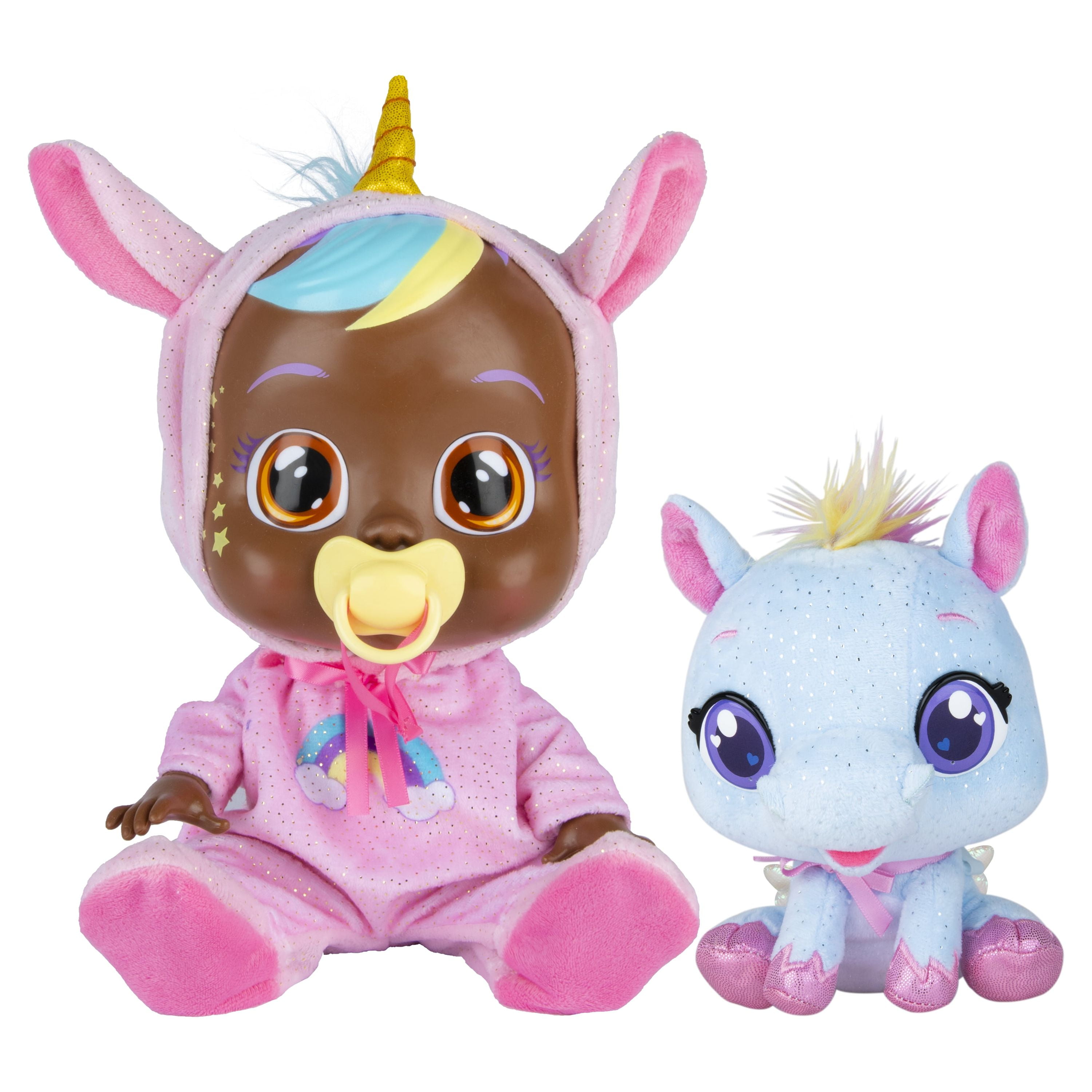 Cry Babies Magic Tears™ Unicorn Doll 6in - Light Purple