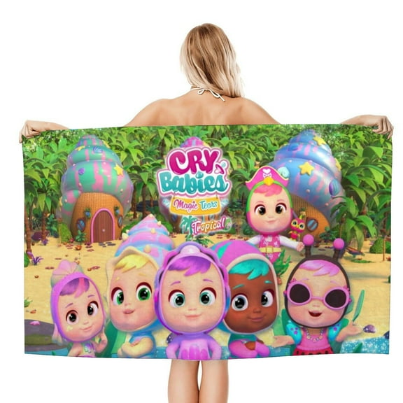 Cry Babies Gifts Beach Towel for Women Girl Birthday Inspired Fan Bath Outdoor Music Lover