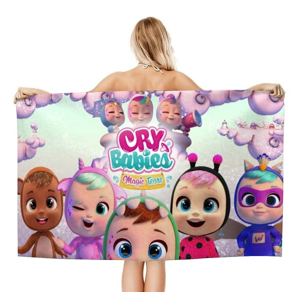 Cry Babies Gifts Beach Towel for Women Girl Birthday Inspired Fan Bath Outdoor Music Lover