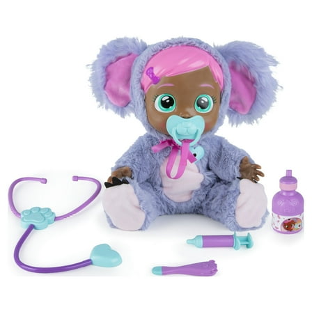 Cry Babies Koali Gets Sick & Feels Better Doll - Includes 5 Accessories!