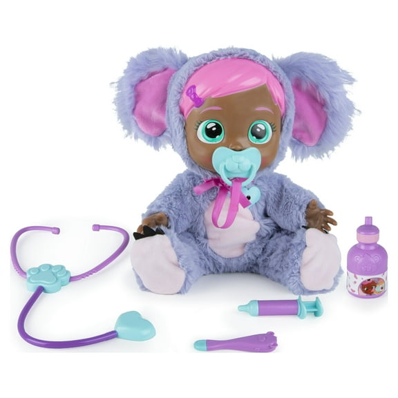 Cry Babies Koali Gets Sick & Feels Better Doll - Includes 5 Accessories!